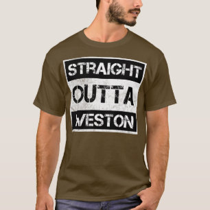 Camiseta Hetero Outta Weston cidade Flórida Vintage Distres