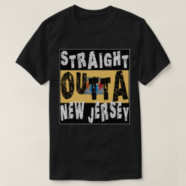 Camiseta HETERO PERSONALIZADO Fora de Nova Jersey Meme Tee