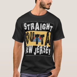 Camiseta HETERO PERSONALIZADO Fora de Nova Jersey Meme Tee