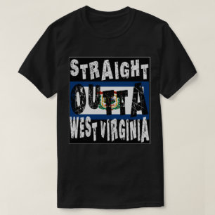 Camiseta Hetero PERSONALIZADO fora de West Virginia Meme Te