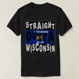 Camiseta Hetero PERSONALIZADO Fora do Wisconsin Meme Tee