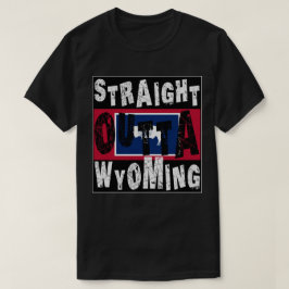 Camiseta HETERO PERSONALIZADO fora do Wyoming Meme