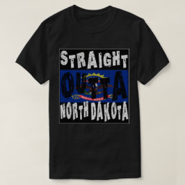 Camiseta HETERO PERSONALIZADO Outta North Dakota Meme Tee
