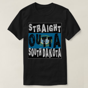 Camiseta Hetero PERSONALIZADO Outta South Dakota Meme Tee