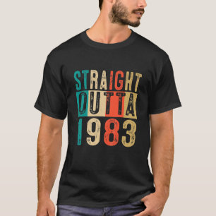 Camiseta Hetero-presente para crianças fora de 1983 40