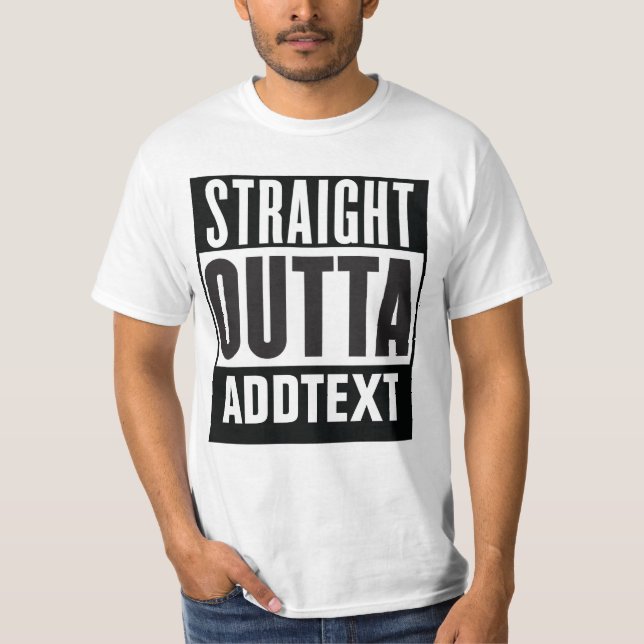 Camiseta Hetero Saída adicione seu texto (Frente)
