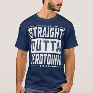 Camiseta Hetero Saída Serotonina Furiosa Psicologia Química