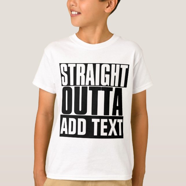 CAMISETA HETERO "SEU TEXTO" PERSONALIZADO (Frente)