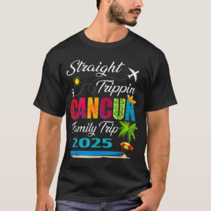 Camiseta Hetero Trippin' 2025 Family Trip Cancun México