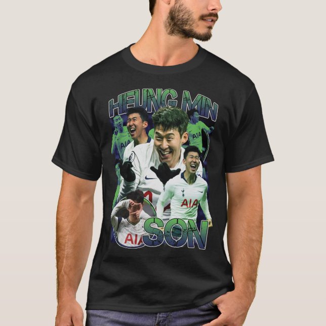 Camiseta Heung Min Son | Futebol de Bootleg Tee (Frente)
