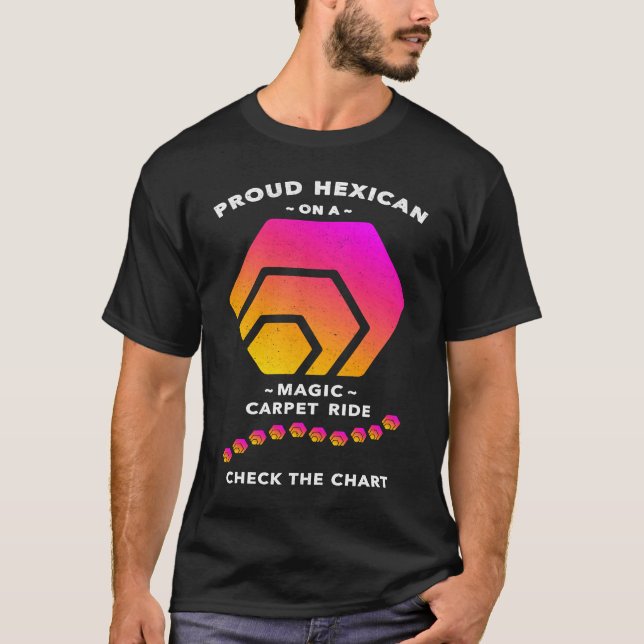 Camiseta HEX Crypto by Hexican Richard Heart Magic Carpet R (Frente)