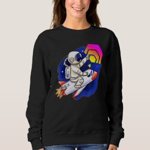 Camiseta Hex Crypto Moon Man Cute Rocket Cryptocurrency Sta
