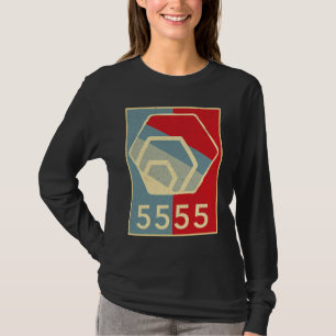 Camiseta HEX Crypto por Richard Heart 5555 Dias de Staking