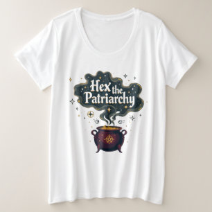 Camiseta Hex, o Patriarcado - Estética Feminista Witchy