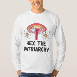 Camiseta Hex O Patriarcado Meu Corpo Minha Escolha Fé Pró-E