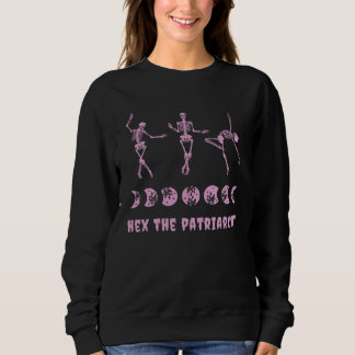 Camiseta Hex The Patriarchy Goth Feminism Pink Dancing Skel