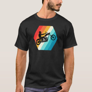 Camiseta Hexágono Retroativo Clássico de Motociclos