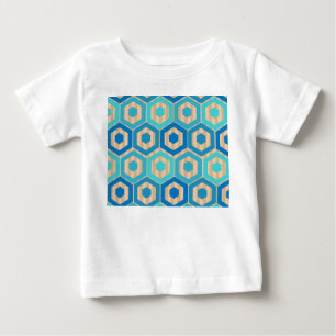 Camiseta Hexágonos e Listras – Mar e Areia