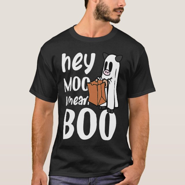Camiseta Hey Boo Kids Halloween Boo Crew Trick Or Treat Fut (Frente)