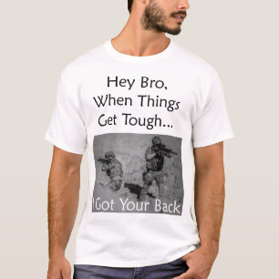 Camiseta Hey Bro, quando as coisas me obtêm resistente