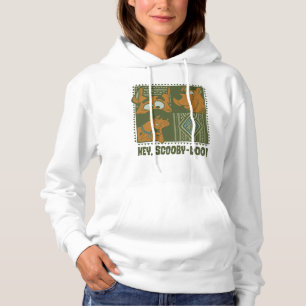 Camiseta Hey gráfico quadrado tribal de Scooby-Doo