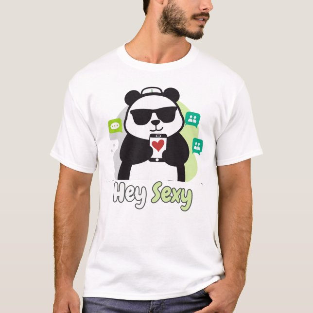 Camiseta Hey Sexy Panda (Frente)