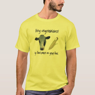 Camiseta Hey vegetarianos!