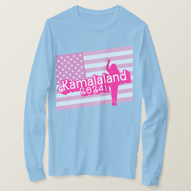 Camiseta "Hi Kamala" - Camisa-T masculina (sem slogan) (Frente do Design)