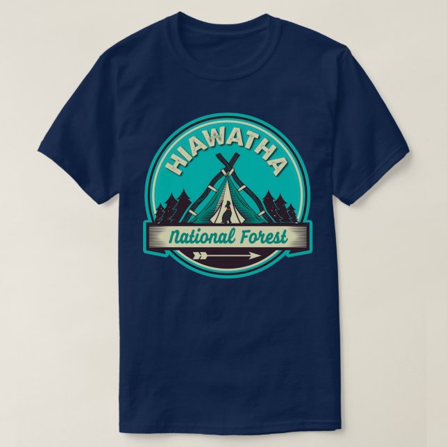 Camiseta Hiawatha National ForesFFF (Frente do Design)