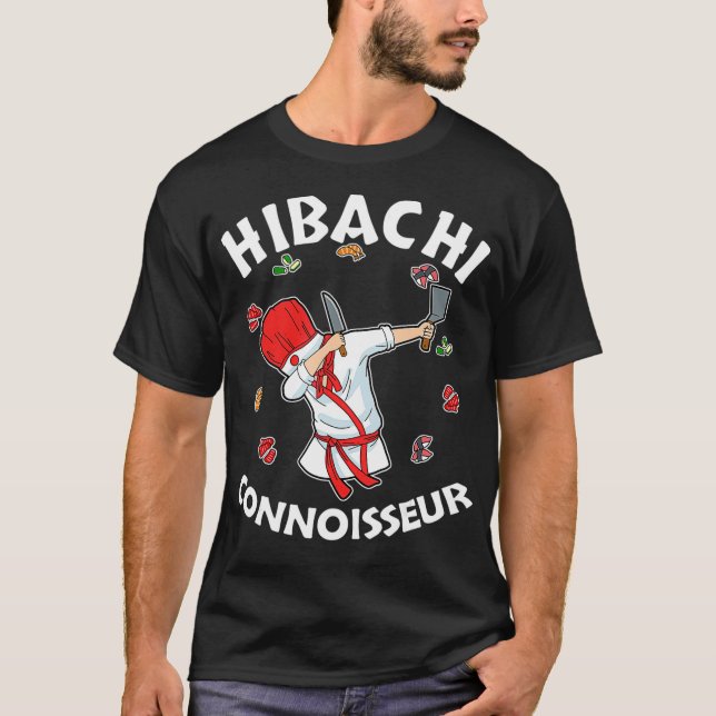 Camiseta Hibachi Chef Costume Hibachi Connoisseur Hibachi (Frente)