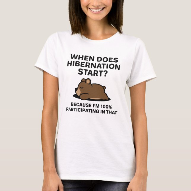 Camiseta Hibernação (Frente)