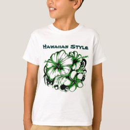 Camiseta hibisco floral do Havaí