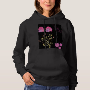Camiseta Hibisco Rosa Dourado Redemoinhos Florais