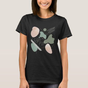 Camiseta Hibiscus Flower Minimalística Abstrato Boho femini