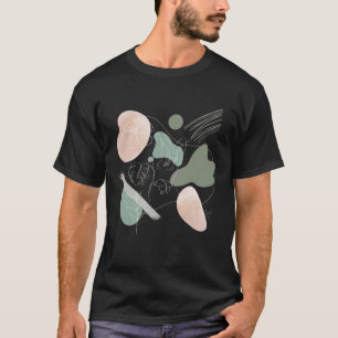 Camiseta Hibiscus Flower Minimalística Abstrato Boho femini