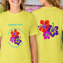 Camiseta Hibiscus Flowers Familiar Sindicato Keepsaem