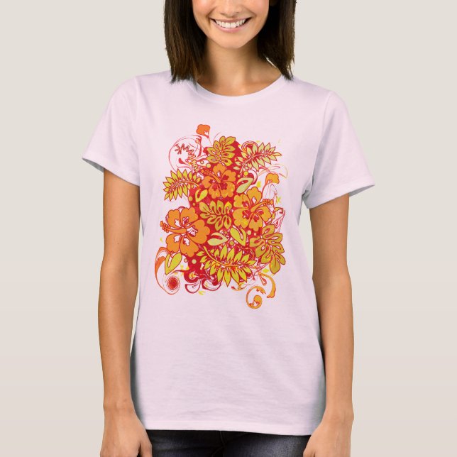 Camiseta Hibiscus_Growth (Frente)