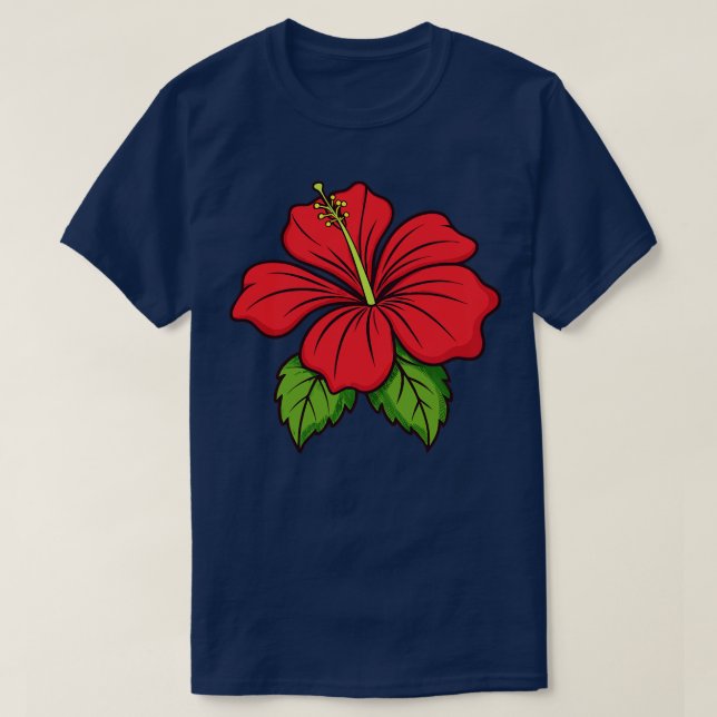 Camiseta Hibiscus TShirt 26 (Frente do Design)