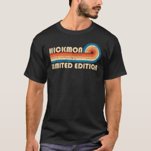 Camiseta HICKMON Surname Retro Vintage 80s 90s Aniversário