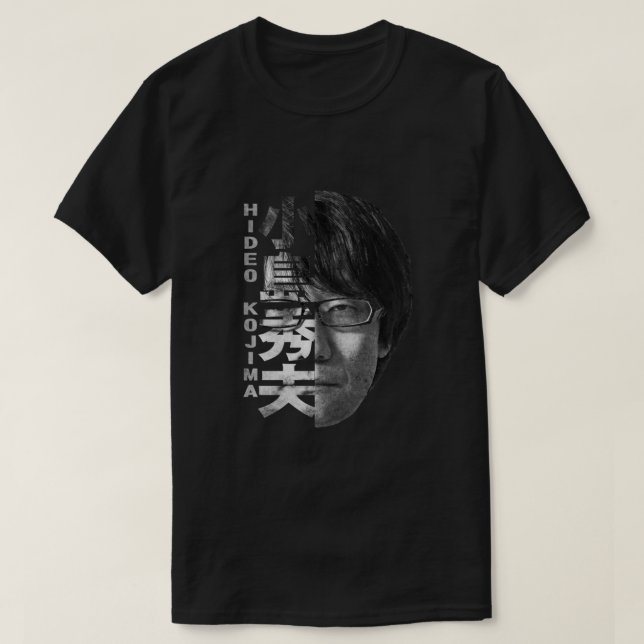 Camiseta Hideo Kojima (Frente do Design)