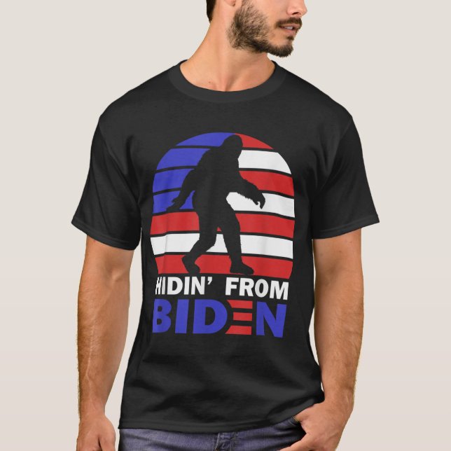 Camiseta Hidin Do Biden Anti Joe Biden 2020 Election Hidi (Frente)