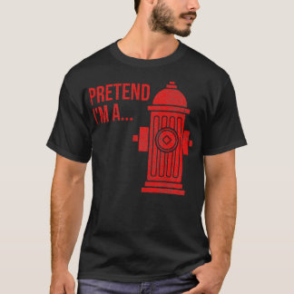 CAMISETA HIDRANT HALLOWEEN CUSTO PRETENDE UM FOGO H