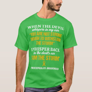 Camiseta Hidrocefalia Consciência Eu Sou A Tempestade Nesta