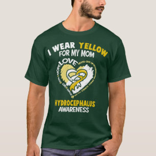 Camiseta Hidrocefalia Consciência Eu Visto Amarelo Para Min