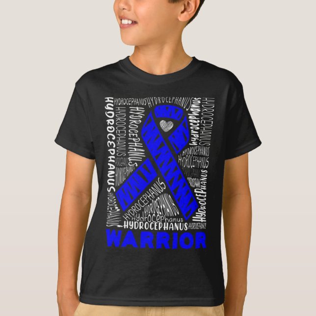 Camiseta Hidrocephalus Survivor Hardworking Awarness Warri (Frente)