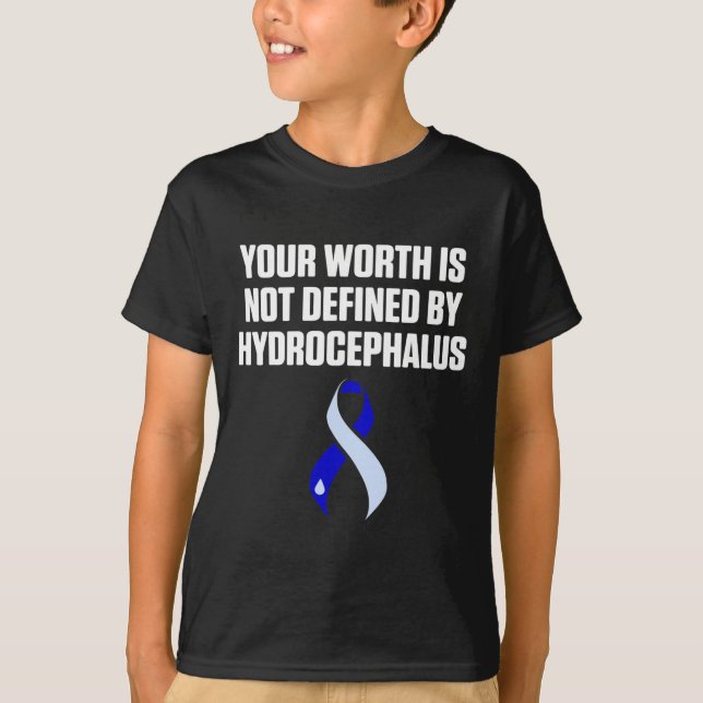 Camiseta Hidrocephalus Survivor Worth Awarness Warrior (Frente)