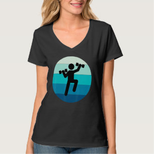 Camiseta Hidroginástica Aptidão Aquática Exercício Aquático