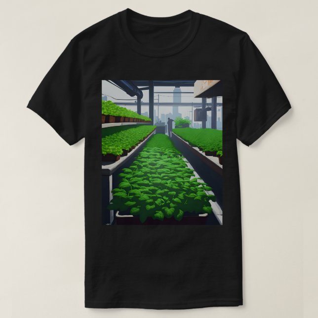 Camiseta Hidropônia  (Frente do Design)