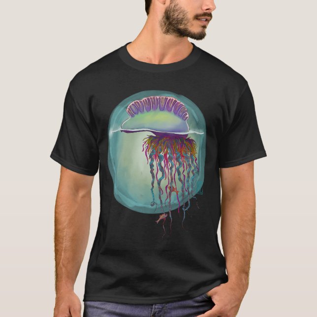 Camiseta Hidrozoário Português (Frente)