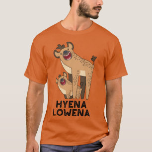 Camiseta Hiena Lowena Animal Engraçado Menino Hiena